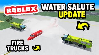 WATER SALUTE UPDATE in Cabin Crew Simulator (Roblox)