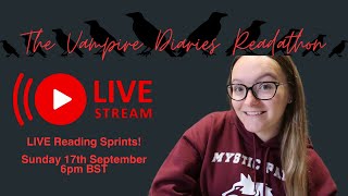 LIVE READING SPRINTS | THE VAMPIRE DIARIES READATHON