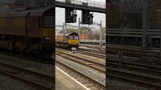 Class 66 blowing its horn at me #freight #railway #trending #shorts