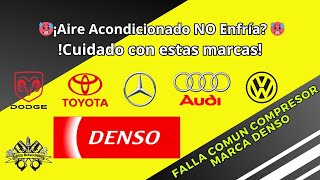 🥶 ¡Aire Acondicionado NO Enfría? 🥵 ¡Embrague de Compresor DENSO Roto! Soluciones y Modelos Afectados