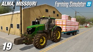 SELLING THE POPCORN! How Much Will We Make?? | Alma Missouri | Farming Simulator 22 - Ep19