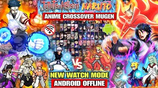 NEW UPDATE‼️JUJUTSU KAISEN X NARUTO STORM MUGEN V2 ANDROID /Watch Mode Anime Crossover Mugen Android