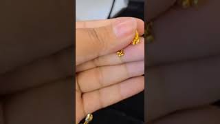 chote-chote gold earrings#jewellery #youtubeshorts #goldaccessories