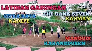 Latihan Gabungan BOLA VOLLEY ibu2 di Kandang CITRA RAYA