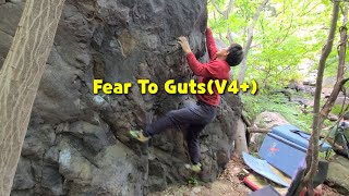 Fear to Guts(V4) 외. 210502 구만산 볼더링 모음.