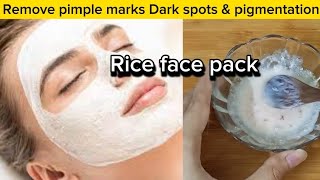 Remove Dark Spots, Brown Spots, Pigmentation & Get Clear Skin | Rice Flour Mask |@maryamarshad189