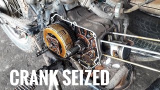 Dismantling the seized engine  hero Honda splendor #mdmotorcycles #artlist