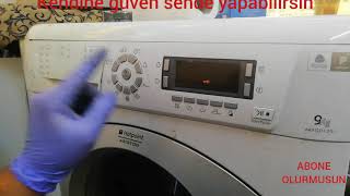 HOTPOİNT ARİSTON ARXYD1291 ÇAMAŞIR MAKİNESİ DİL SEÇENEĞİ YABANCI DİL