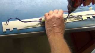 Removing & Installing an Electronic Ballast to Metal Plate