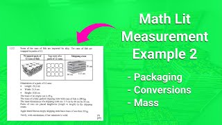 Maths Literacy Measurement  example 2