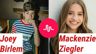 JOEY BIRLEM vs. MACKENZIE ZIEGLER Musical.ly Compilation