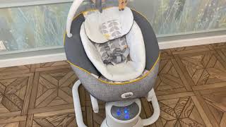 Graco электрокачели отзыв качели обзор Электрокачели GRACO ALLWAYS SOOTHER Horizon