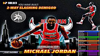 YOUNG MICHAEL JORDAN BUILD NBA 2K23!! 2-WAY SLASHING SG - HOF MIDDY MAGICIAN - 85 BADGE UPGRADES