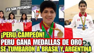 ¡Perú Campeón! Perú Gana Medallas de ORO, Brasil y Argentina no pudieron contra Perú