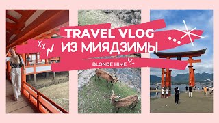 TRAVEL VLOG из Миядзимы | Японский остров с оленями | Обед из устриц