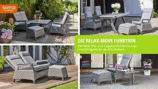 Gartenmöbel mit RELAX-MOVE Funktion