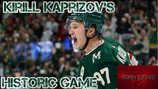 Unbelievable: Kirill Kaprizov’s historic 6pt. game! @crashthenet0073