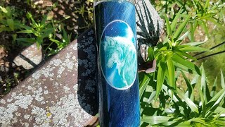 Wolf Waterslide Stainless Cup | Resin Art