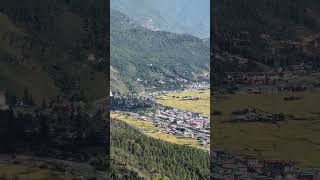 One of the most beautiful landings 👍 #airplane #landing #bhutan #airport #mountains #beautiful #yt