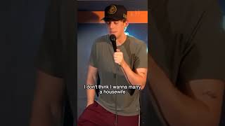 I don't think I want to marry a housewife | Lucas Zelnick Crowd Work Comedy