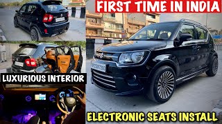 Modified ignis first in india with bodykit, electrically adjustable seats & full luxurious interiors