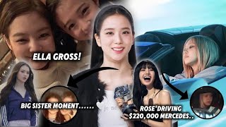 Rosé Driving $220,000 Mercedes, Ella gross Debut, Lisa's Nomination for VMAs, Jisoo showed Big Siste