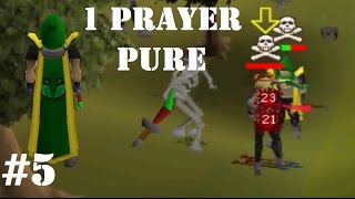 1 Prayer Low Level DDS Pking #5 - OSRS Bounty Hunter