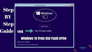 How to clean install Windows 10 from USB Flash Drive