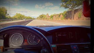 BMW CRUISEN ON GERMAN AUTOBAHN