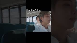 Same bus? #kpop #bts #Rm #jin #suga #jhope #jimin #v #jungkook