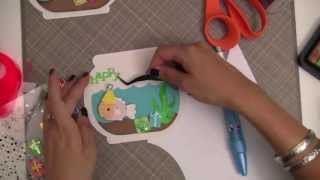 Happy Birthday Fish Gift Tag Tutorial