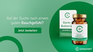 Bakterienkulturen + Ballaststoffe | Neue Darmbakterien Kapseln von cerascreen