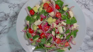 How - The Salad I Make For Everyone Very Healthy And Quick To Make