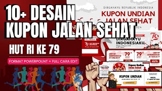 DESAIN KUPON UNDIAN HUT RI KE 79 || 17 AGUSTUS 2024 #desainkupon #desainmentahan