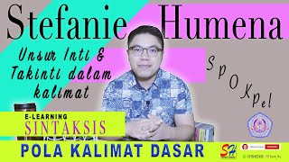 Unsur Inti dan Takinti dalam Kalimat Bahasa Indonesia