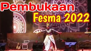 Tarian Nusantara di pembukaan Festival Mahakam 2022, Samarinda.