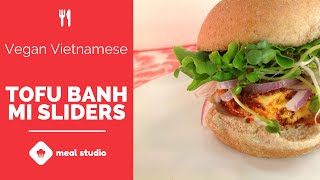 Vegan Vietnamese Tofu Banh Mi Sliders | Meal Studio