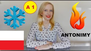 LEARN POLISH (A1): ANTONIMY/ ANTONYMS (ENGLISH SUBTITLES)