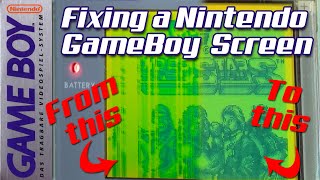 Finding (and Fixing) My Nintendo Game Boy | Screen Repair