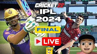 IPL 2024 FINAL  KKR VS SRH MATCH T20 Match - Cricket 24 Live Gameplay- Y'z GamerZ