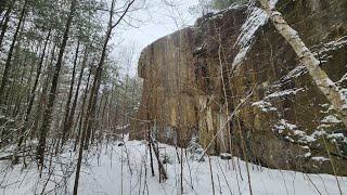 Exploring the 1800's Remnants of Amoskeag Quarry Manchester New Hampshire