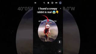 😱I found a creepy rabbit🐰 is real 😰👆on Google Earth and Google Maps #shorts @earthjourney3m