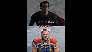 Superman Vs Thor | #marvel #dc #shorts