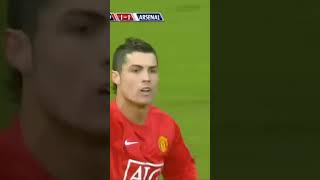 Ronaldo vs Arsenal Goal in Manchester United #shorts