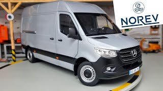 🚘 Direction le chantier avec le MERCEDES SPRINTER de Norev au 1/18 (92)