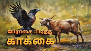 பேராசை பிடித்த காக்கை  (A GREEDY CROW)