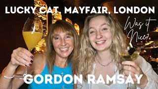 I WENT TO THE GORDON RAMSAY LUCKY CAT RESTAURANT IN MAYFAIR, LONDON - THIS IS WHAT IT WAS LIKE!