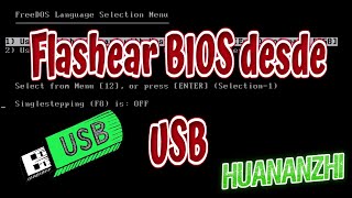 Flashear BIOS desde USB Huananzhi F8 Placas base Chinas X99