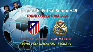 Partido definitorio entre Real Madrid y Atlético de Madrid - Torneos de fútbol sala Senior +45