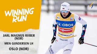 Riiber races to win no. 16 of the season | FIS Nordic Combined World Cup 23-24